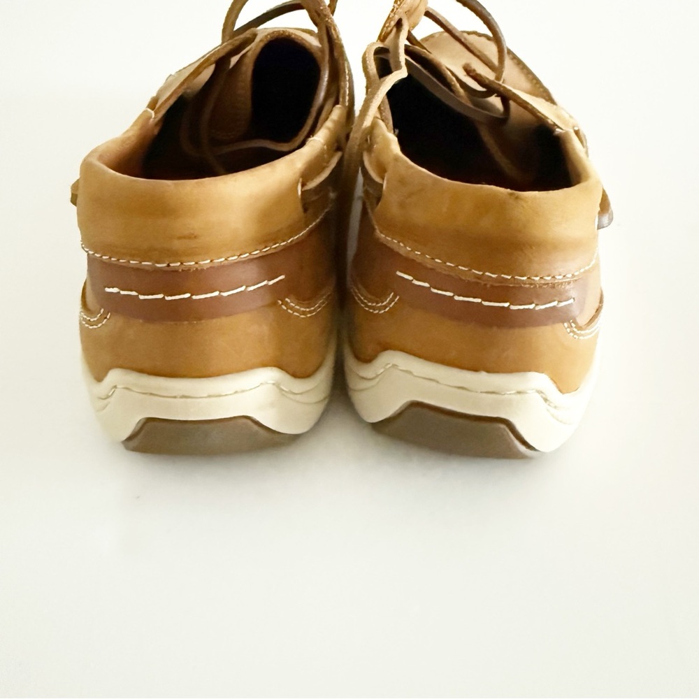 Johnston & Murphy Men's Leather Boat Shoes Size 10.5 - Picture 6 of 10